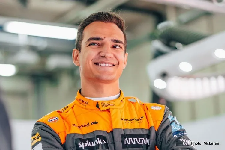 alex palou mclaren 2023 f1 reserve