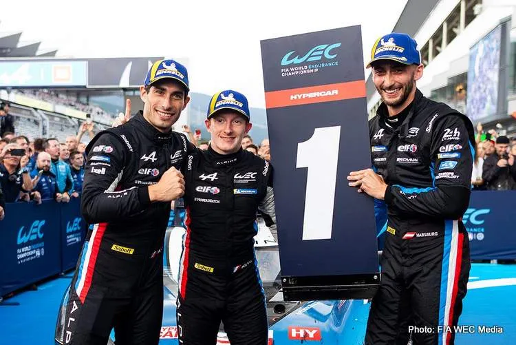 alpine winners fuji wec
