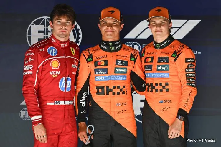 belgian grand prix qualifying f1 norris piastri leclerc
