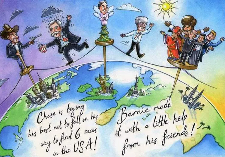 bernie christmas card