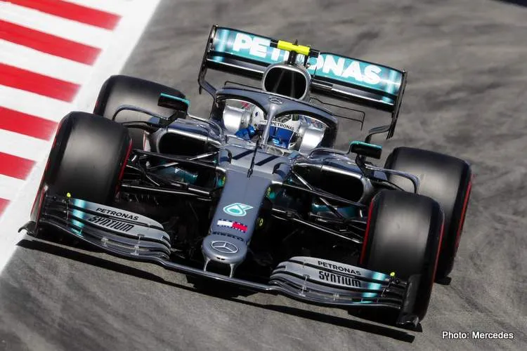 bottas barcelona fp1 photo
