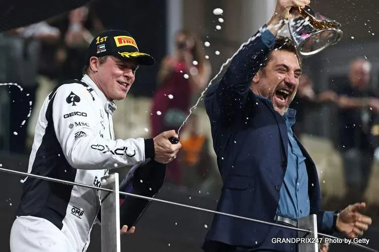 brad pitt javier bardem f1 movie 2025