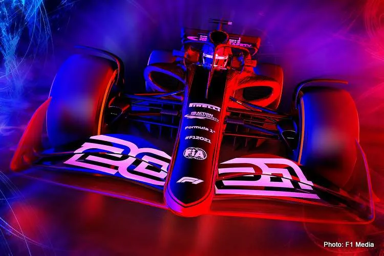 f1 2021 launch rendering effect light 2