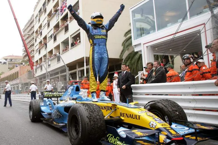 fernandoalonso renault monte carlo 2006