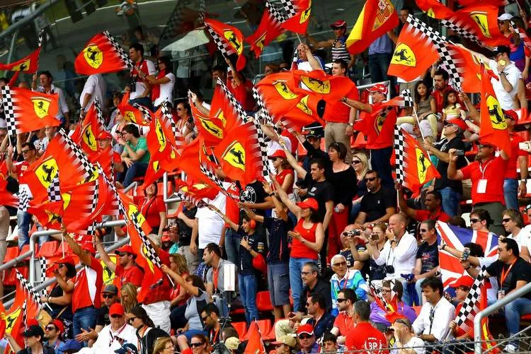 ferrari fans flags