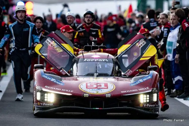ferrari spa winners wec