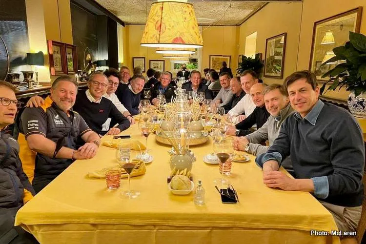 formula1 bosses dinner imola 2022