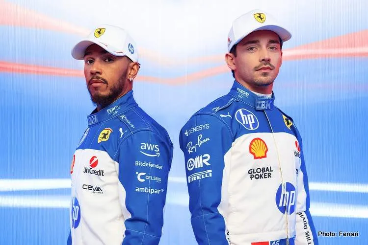 forza ferrari hamilton leclerc miami f1