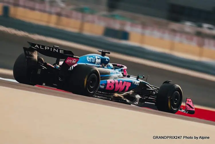 gasly bahrain pre season test 2025
