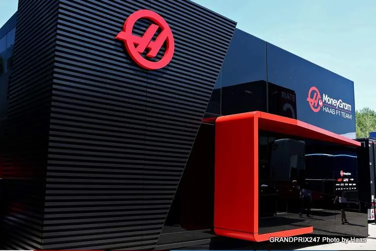 haas motorhome imola 2025
