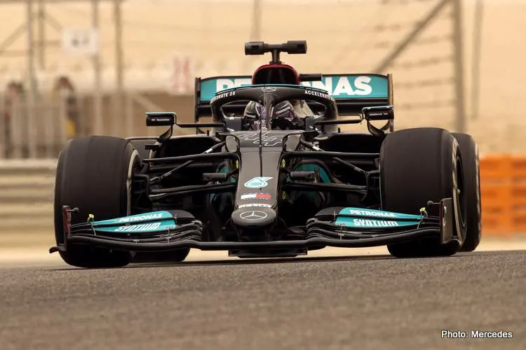 hamilton bahrain testing