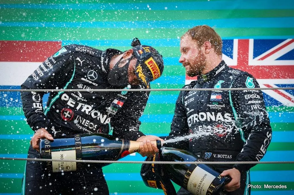 hamilton bottas podium