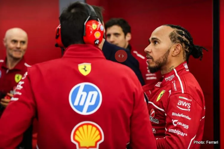 hamilton ferrari learning italian