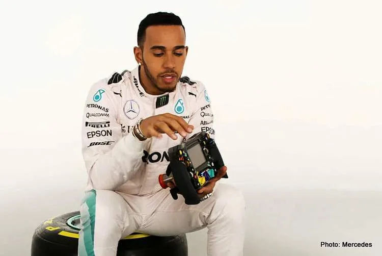 hamilton steering wheel