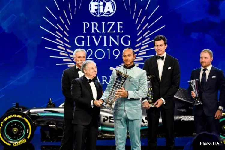 hamilton todt carey wlff bottas prize giving f1 2019
