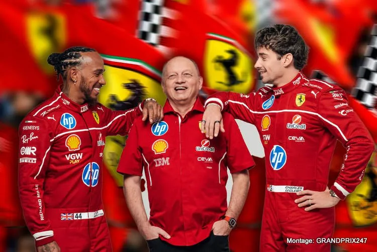 hamilton vasseur leclerc ferrari f1 2025 montoya predictions 001