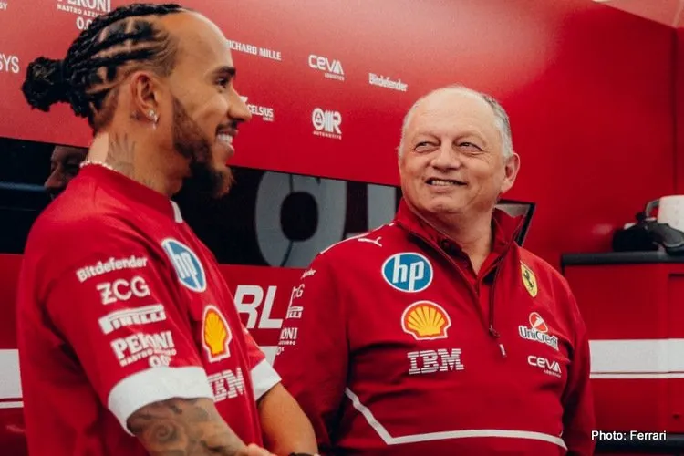hamilton vasseur leclerc testing ferrari f1 bahrain