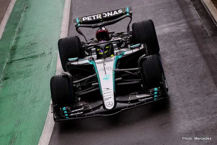 hamilton w15 siverstone shakedown 2 2024