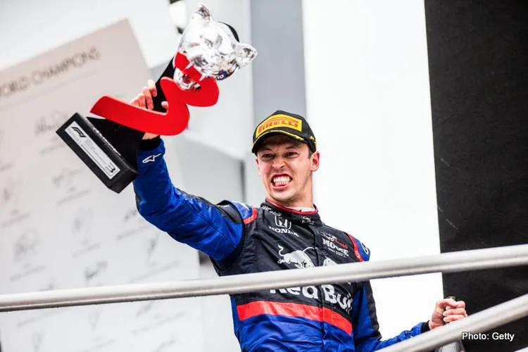 kvyat podium 2019 germany