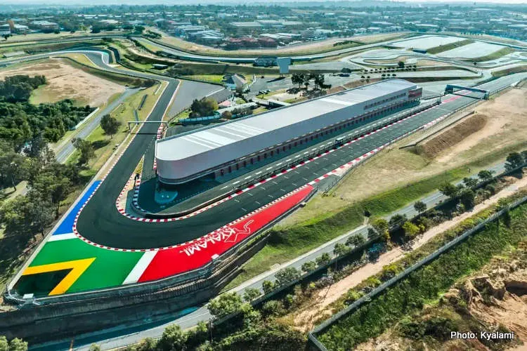 kyalami track f1 aerial
