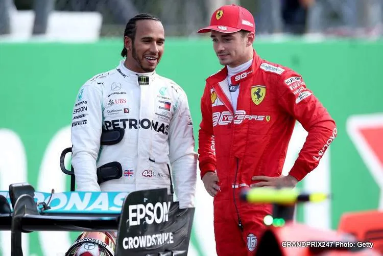 leclerc hamilton getty