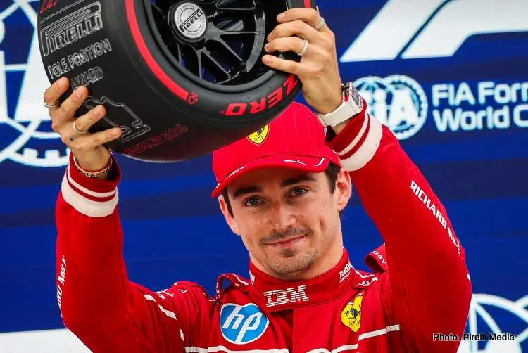 leclerc hungary pole f1