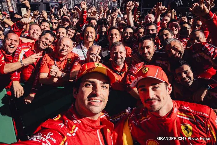 leclerc sainz melbourne 2024