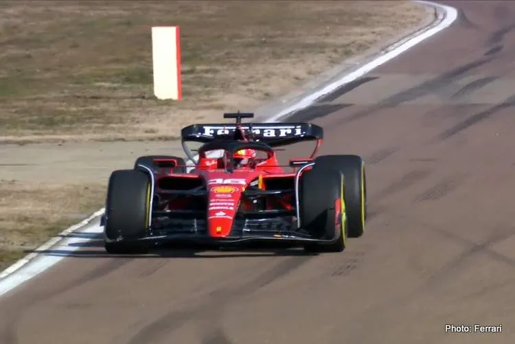 leclerc sf23 launch shakedown 2023