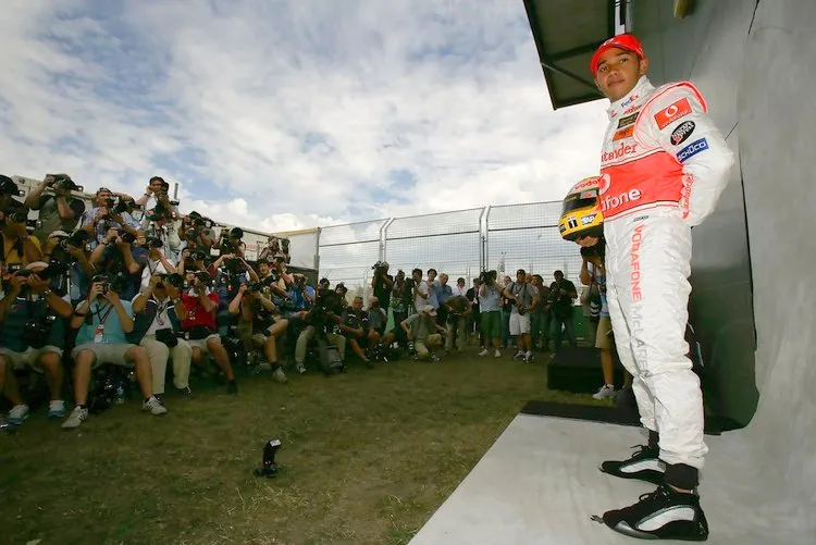 lewis hamilton f1 debut melbourne australia 2007