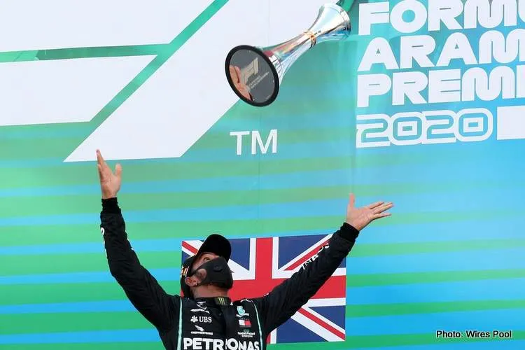 lewis hamilton winner spain 2020 win