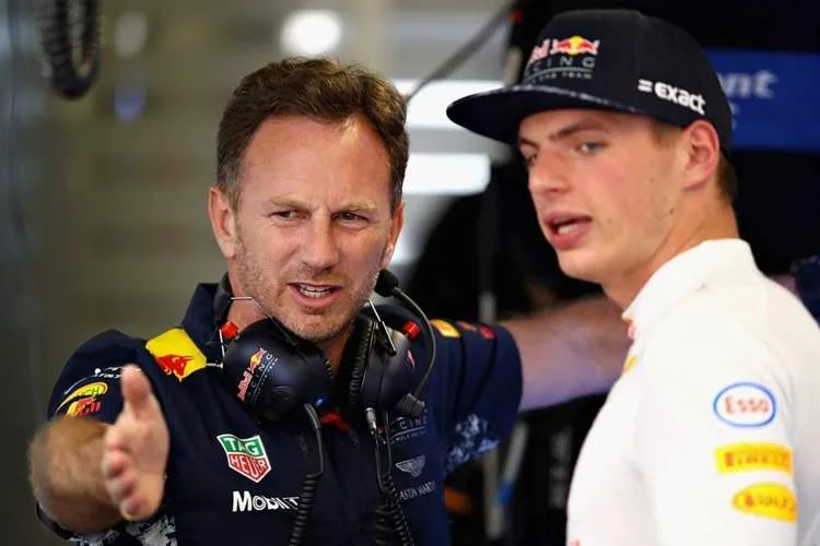 max verstappen and christian horner