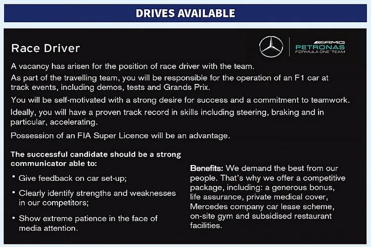 mercedes advert