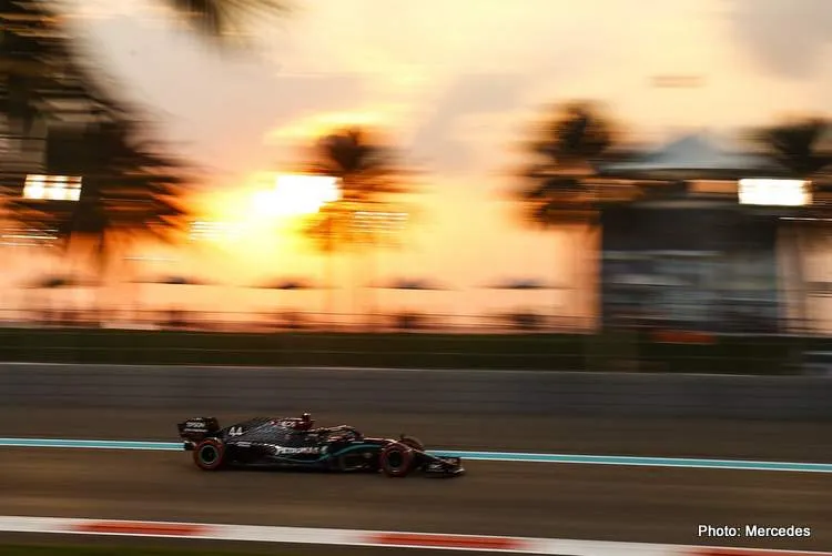 mercedes hamilton abu dhabi
