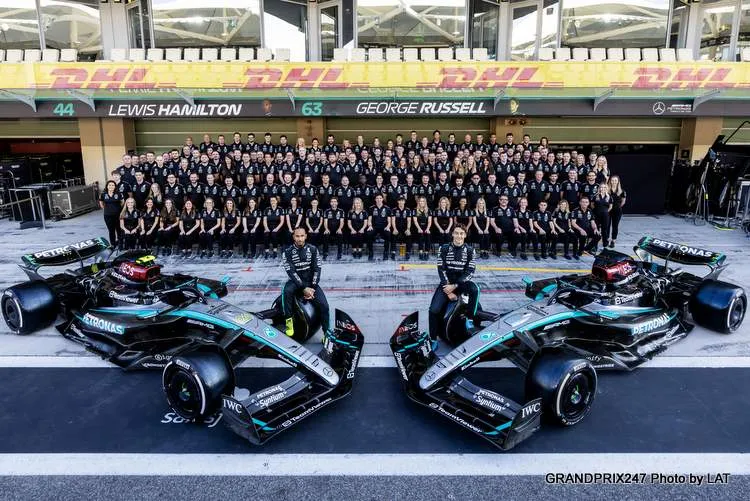 mercedes team abu dhabi 2024
