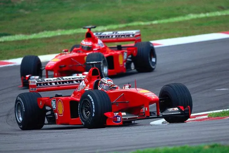 michael schumacher eddie irvine malaysia 1999 by f1 history d6hbpvm