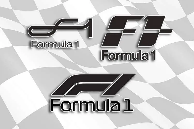 new f1 logos