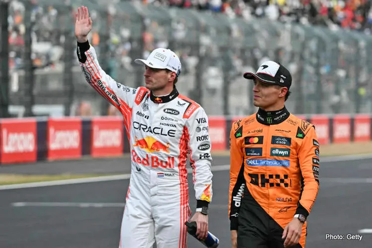 norris verstappen mclaren qualifying suzuka