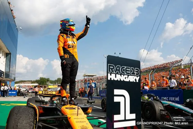 oscar piastri hungarian gp winner f1