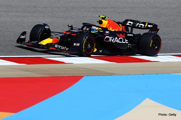 perez bahrain testing 2023