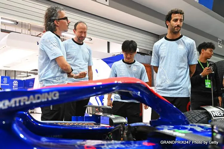 ricciardo mekies tsunoda bayer singapore 2024