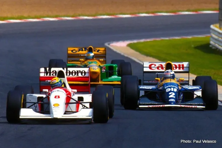 senna prost schumacher at kyalami 2