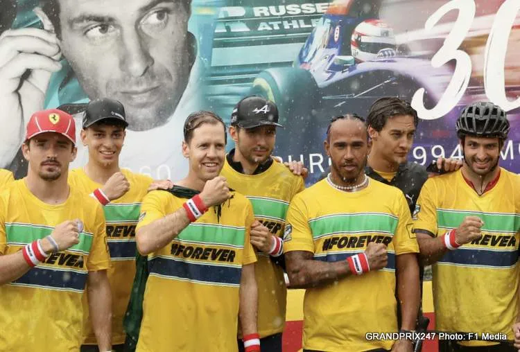 senna vettel hamilton drivers f1 imola