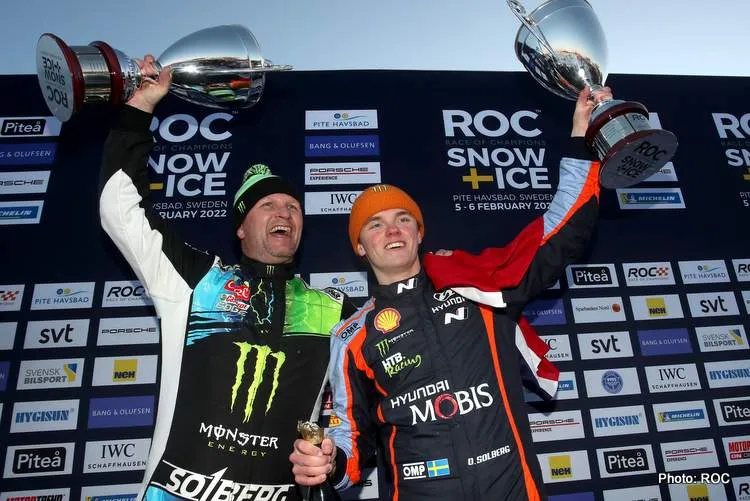 solberg father son norway race of champions roc