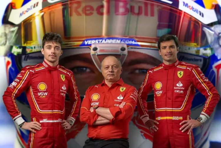 vasseur ferrari leclerc sainz verstappen