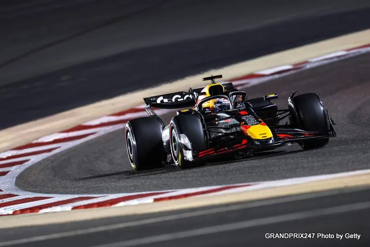 verstappen bahrain pre season testing 2025