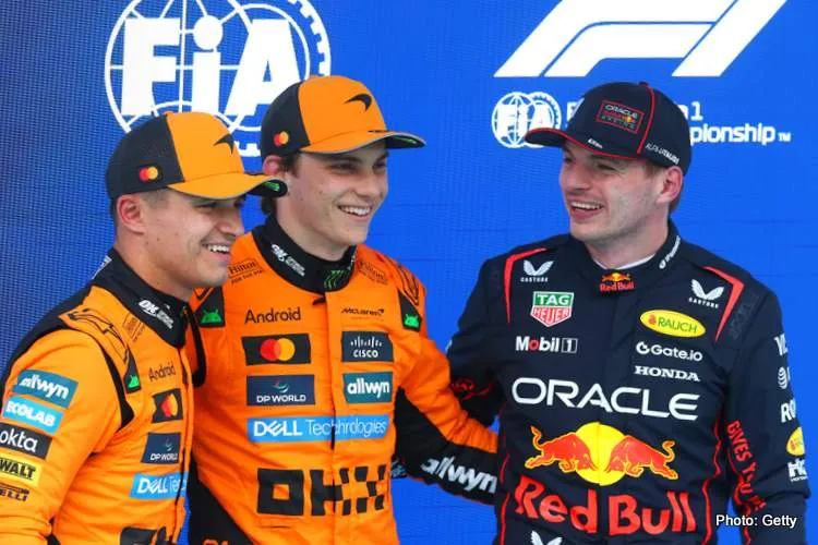 verstappen norris piastri qualifying f1 spanish gp