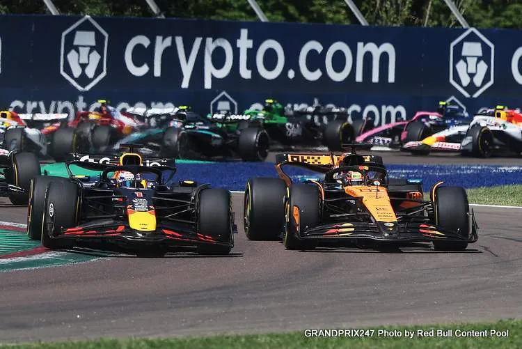 verstappen piastri imola 2 2025