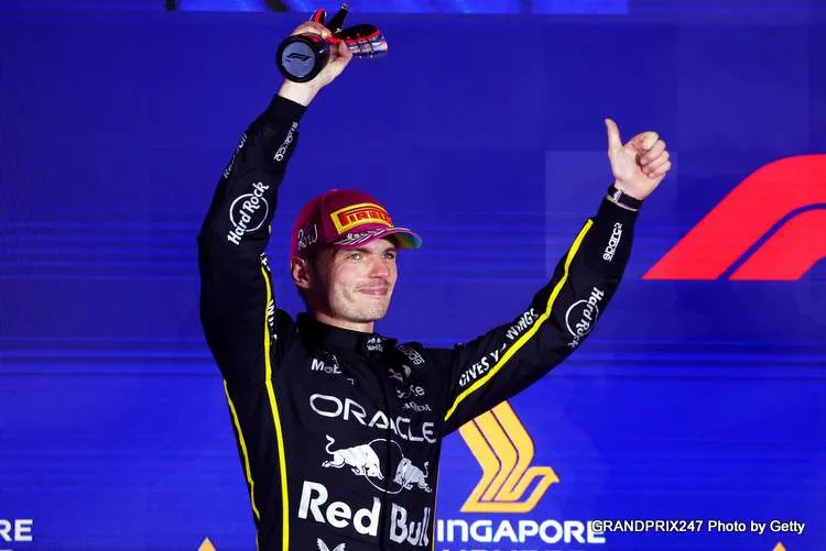 verstappen singapore 9 2025