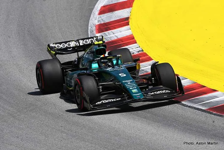 vettel barcelona race 2022