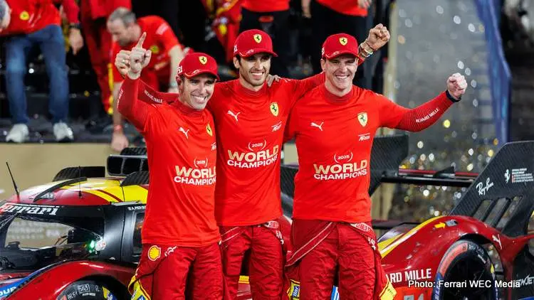 ferrari bahrain wec world champions